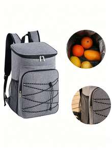 Large Capacity Insulated Cooler Backpack, Waterproof, Suitable For Camping, Hiking, Picnic - Multicolor - View 3