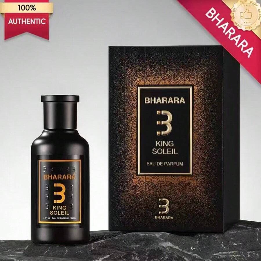 Perfume bharara King soleil, 100 ml de perfume ligero, aroma fuerte, adecuado para parejas o ocasiones románticas, ¡ otoño e invierno con un toque súper atmosférico! El tema principal es la fragancia única, que es muy buena para dar regalos o para su propio uso. - Cálido y picante - Ver 1