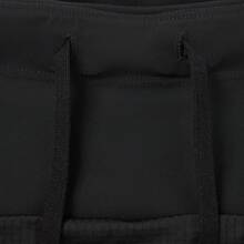 LI-NING Men's Quick Dry Sun-Protective 2-In-1 Shorts AKSW303, Breathable Anti-Chafe Outdoor Running Bottoms - Black - View 7