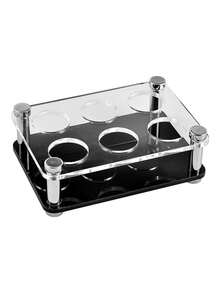 Acrylic Bracket Agave 6/12/24 Holes Glass Holder, Transparency Tray, Wine Glass Shot Glass Storage Rack, Bar Whiskey Glass Base, Suitable For Party Bar Club Family Gathering Collection - View 5