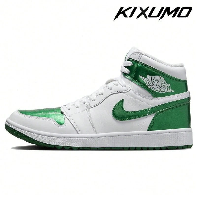 Air Jordan 1 High Golf 'Pine Green' White Sneakers Men DQ0660-130 - Multicolor - View 1