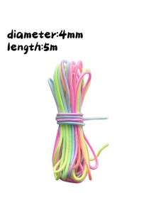 2mm/4mm Diameter, Rainbow Paracord, DIY Rope, Bracelet Weaving Rope, Outdoor Camping Rope, - Multicolor - View 7
