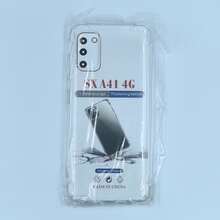 Galaxy 透明氣墊防震手機殼 1.5mm 加厚四角氣囊 鏡頭加高保護 TPU 軟殼 - 無色 - 查看 121