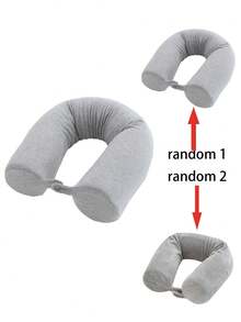 [Year-Round Use]1pc Essential Travel Accessory, Neck, Chin, Waist Support - Neck Pillow For Sleep Travel Airplane, Adjustable Bendable Roll Pillow, Pillow For Sleep, Travel Accessory, Bed Pillow - A - View 13