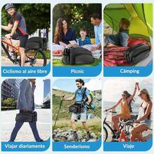 Bolsa Trasera para Bicicleta, Alforja Mochila Impermeable Reflectante para Parrilla de Bicicleta Ciclismo, Bolsa de Transporte p - 12 litros - Ver 7