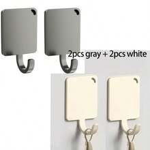 1/2/4pcs Set Of Magnetic Hooks For Fridge And Oven - Wall-Mounted Kitchen Storage Hooks, Strong Adhesion, Easy Installation, Modern Design Suitable For Hanging Towels, Keys, Utensils, Etc - View 12