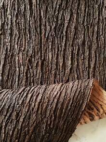 Multi-Functional Faux Tree Bark Soft Rubber Product, Customizable Size, Suitable For Pipe And Column Wrapping, Wall Decoration, With Realistic Willow Texture - Coffee Brown - View 13