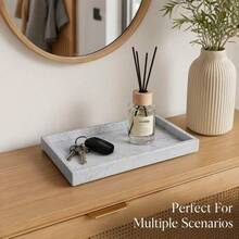 Carrara White Marble Tray