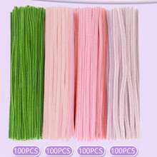 80/300/400/575pcs Pipe Cleaner Sticks Pink Floral Handmade Set With Tutorial Video, Graduation Season Back To School Crafts, Student And Family Holiday Gift, Photo Frame Floral Decoration, Travel Souvenir Gift - Multicolor - View 4