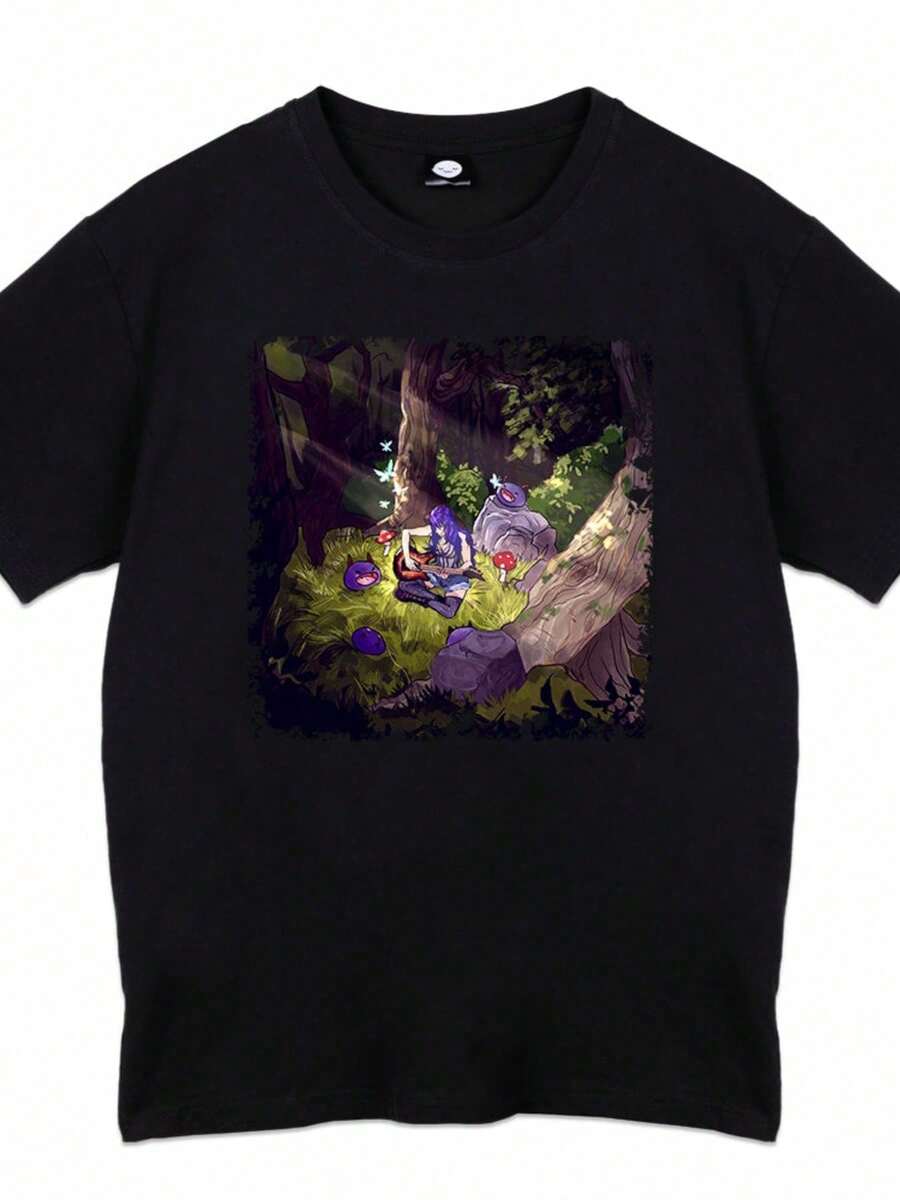 Actualización de Estado - Camiseta (Negra) - Negro - Ver 1