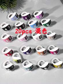 Multi-Color Optional Ring-Style LED Digital Counter, Wearable Manual Electronic Tally Counter, One-Click Reset To Zero, Clear Nighttime Reading Without Eye Strain, Compact Lightweight Long Battery Life Durable Model, Macaron Matte Solid Color Versatile Design, Suitable For Buddhist Prayer Counting / Crochet Stitch Counting / Exercise Tracking / Nighttime Work Counting / Daily Portable Counting - Multicolor - View 13