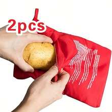 2pcsMicrowave Potato Cooke Cooker Bag Baked Patata Microwave Cooking Potato Quick Fast Baking Tool Baking Bag Microwave Oven Potato - Microwave Oven Bag - View 8