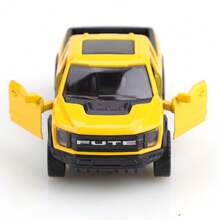 1件裝 (袋裝) 1/36比例素色男孩玩具，部分鋅合金玩具車，FX-1500 WILD風格玩具越野皮卡車，合金壓鑄玩具車，逼真越野皮卡，回彈發條功能，可開雙側車門，兒童玩具，適合3歲以上男孩，單件鋅合金玩具車，節日禮物，收藏玩具，生日禮物，精緻玩具車 - 彩色 - 查看 6