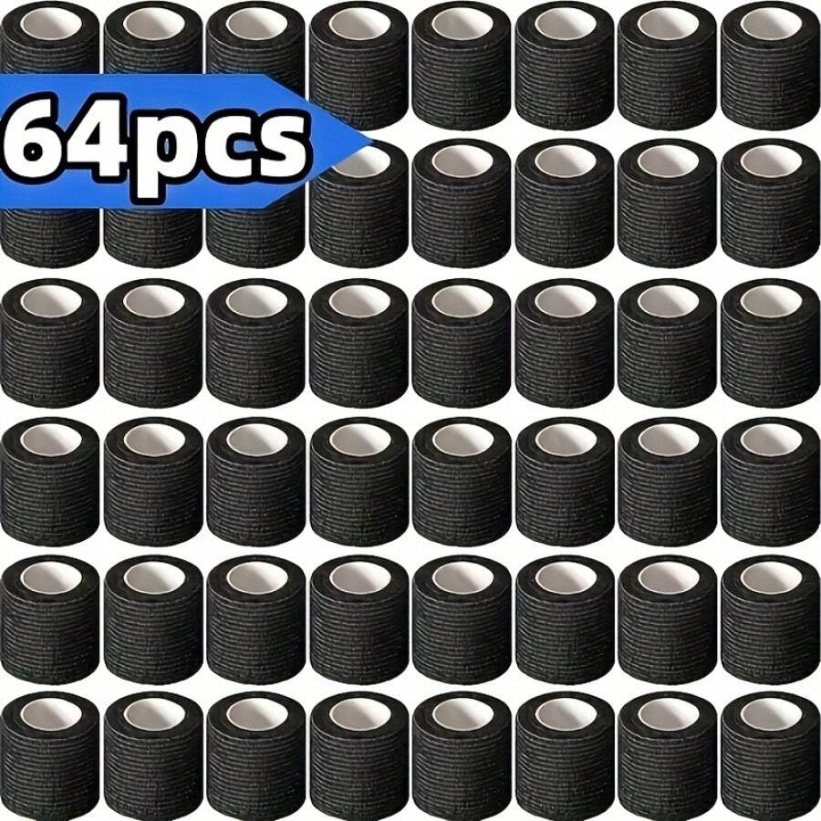 Self-Adhesive Elastic Bandage 64 Rolls 5cm*4.5m Non-Woven Multi-Purpose Tape Sports Protection Bandaging Universal