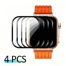 4pcs/Pack Screen Protector For Huawei Watch Fit 4/5/4 Pro/5 Pro Smartwatch, 3D Curved Edge Full Coverage Soft PMMA Film, High Transparency - 4pcs for HW Fit4 - View 2
