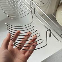 Stainless Steel Drain Rack, Drainage Basket, Expanded Small Hanger, Storage Shelf, Storage Basket, Stainless Steel Oversized Tool Organizer, Practical Rack - A - View 2