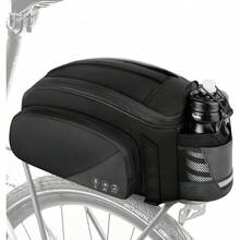 Bolsa Trasera para Bicicleta, Alforja Mochila Impermeable Reflectante para Parrilla de Bicicleta Ciclismo, Bolsa de Transporte p - 12 litros - Ver 1