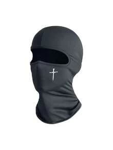 1pc/2pcs Unisex Solid Color Printed Balaclava Headwear Set, Single Hole Full Face Mask, Suitable For Daily Wear And Outdoor Activities - Style 6 - View 32