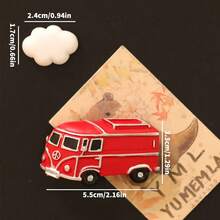 2 buah, Magnet Kulkas Mobil Kartun Kawaii - Dekorasi Dapur dan Kantor, Stiker Papan Tulis dan Kulkas - Dekorasi Rumah dan Magnet Serbaguna yang Lucu - magnet kulkas - View 24