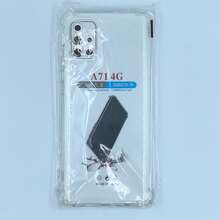 Galaxy 透明氣墊防震手機殼 1.5mm 加厚四角氣囊 鏡頭加高保護 TPU 軟殼 - 無色 - 查看 102
