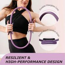 1PC Pilates Ring Set, 38CM Pilates Ring, Mini Ball, 3 Resistance Bands And Yoga Ball Kit, Home Body Shaping Arm, Thigh And Core Training Set - Multicolor - View 5