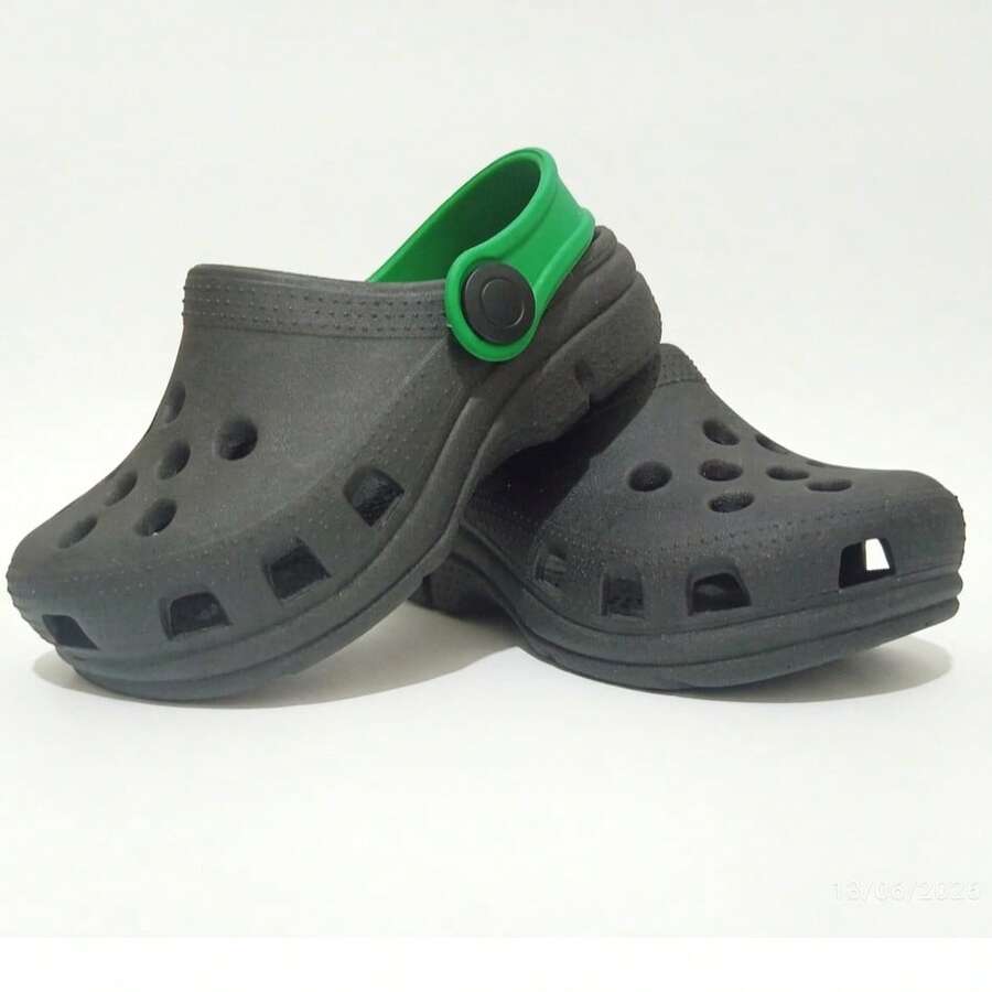 Boys' Anti-Slip Stylish Sandals - 黑綠 - 查看 1