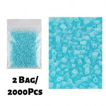 2000+ Stück Candy-Farben Y-Serie 2,6mm Perlen-Nachfüllung, einzeln verpackt, DIY-Anhänger Schlüsselanhänger, Schmuckherstellung Bastelbedarf, Abschlusszeit Schulanfang, Weihnachten, Party-Geburtstagsgeschenke, Mehrfarbige 2,6mm Perlen-Nachfüllset - 2,6 mm Puzzleperlen - Übersicht 13