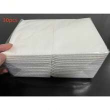 1/30/50/100pcs Disposable Beauty & Hair Towels (White), Soft & Skin-Friendly Material, Non-Shedding, Highly Absorbent, Convenient To Use.Versatile Use For Travel, Manicure And Various Daily Scenarios. - Multicolor - View 16