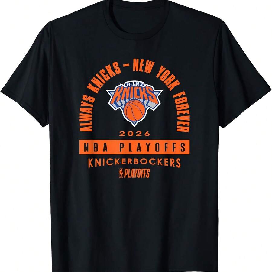 NBAs 2026 Playoffs Mantra Knicks Over The Rainbow T-Shirt - 款式 - 查看 1