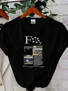 Women T-Shirts - 黑色 - 查看 1