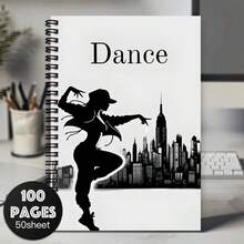1pc Dance Planner Journal For Dance Instructors - Ballet & Dance Studio Schedule Planner With Dance Silhouette Cover, Choreography Notes, Student Progress Tracker, Girly Diary For Dance Teachers, Office Planner Gift - E - View 4