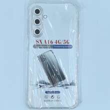 Galaxy 透明氣墊防震手機殼 1.5mm 加厚四角氣囊 鏡頭加高保護 TPU 軟殼 - 無色 - 查看 33