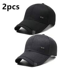 Middle-Aged & Elderly Men's Casual Brimmed Cap, Thin Baseball Hat For Spring & Autumn - A - View 14