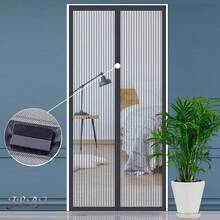 Magnetic Mosquito Net Curtain With Automatic Closure – Protective Mesh For Doors And Windows, Home Ventilation Cover, Keeps Insects Out - Black - View 4