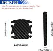 KPFILEH 8PCS Car Door Handle Bowl Sticker, Anti-Scratch Waterproof Auto Door Handle Bowl Protective Film, Universal Self-Adhesive Vehicle Exterior Protective Accessory For Car, SUV, Truck(CarbonFiber) - ColorB - View 2