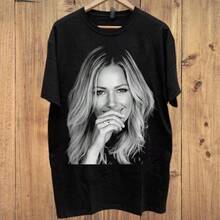 T-shirt vintage della nuova collezione Helene Fischer, 100% cotone, blusa estiva unisex, top basic, design creativo, stile elegante, idea regalo. - nero - Visualizzare 1