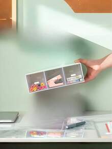 廚房食品儲藏室塑料抽屜收納盒,設計用於堆疊和存放茶包 - 彩色 - 查看 4