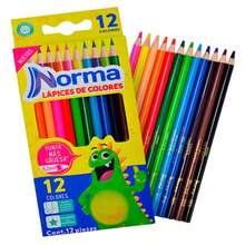 12 Lápices De Colores Intenso Profesional Norma - C - Ver 1