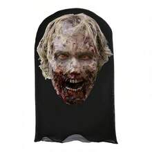 Topeng Wajah Penuh Jaring Bernapas Hantu Berdarah, Aksesori Kostum Pesta Halloween - Beraneka warna - View 8
