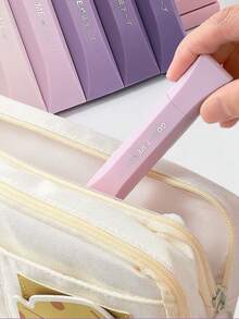 5pcs Gradient Color Pen Shaped Correction Tapes, Original Paper Color Out Tape For Correcting Homework, Documents Paper Work, Notes, Students Back To School Gift, Adult Office Supplies - Gradient Color - View 4