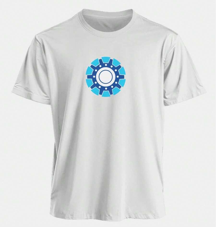 Disney 2026 Marvel Men's And Women's T-Shirts  Tony Stark Summer America Comfortable Summer Loose Men's T-Shirt - 6 - 查看 1