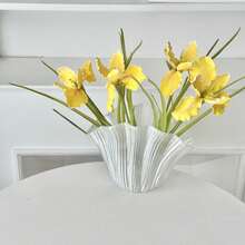 1PC Artificial Iris Flower, Faux Flower For Wedding, Hotel, Homestay, Home Decor, Vase Arrangement Floral Material - 1 Piece - View 4