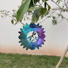 Colorful 3D Metal Dragonfly Wind Chime - Exploding Dragonfly - Outdoor Garden Decoration, No Electricity Required - Suitable For Patio, Yard And Christmas Decoration As A Gift - Colorful Exploding Dragonfly - View 1
