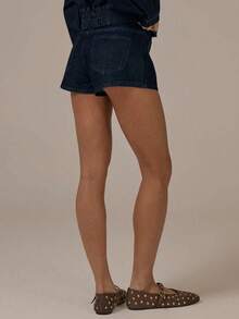 Mini Denim Shorts Spring Summer Cute Cosy Cottage Core Spring Dew - Celeste - Ver 6