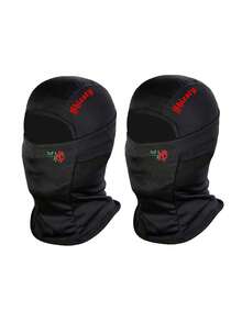 1pc/2pcs Unisex Solid Color Printed Balaclava Hat Set, Single Hole Head Cover, Full Face Mask For Cycling, Suitable For Daily Wear And Outdoor Activities - Style 7 - View 23