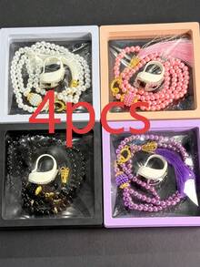 3pcs Prayer Bead Counter Set, Beaded Rhinestone Counter Set, Storage, Display, Counting 3-In-1 Function, Excellent Gift Choice - Multicolor - View 14