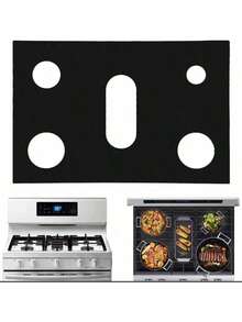 1pc Gas Stove Burner Cover, Stove Top Protector Pad, Suitable For Samsung Gas Stove, Reusable, Non-Stick, Easy To Clean, Kitchen Cooking Accessory - Multicolor - View 12
