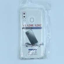 Galaxy 透明氣墊防震手機殼 1.5mm 加厚四角氣囊 鏡頭加高保護 TPU 軟殼 - 無色 - 查看 103