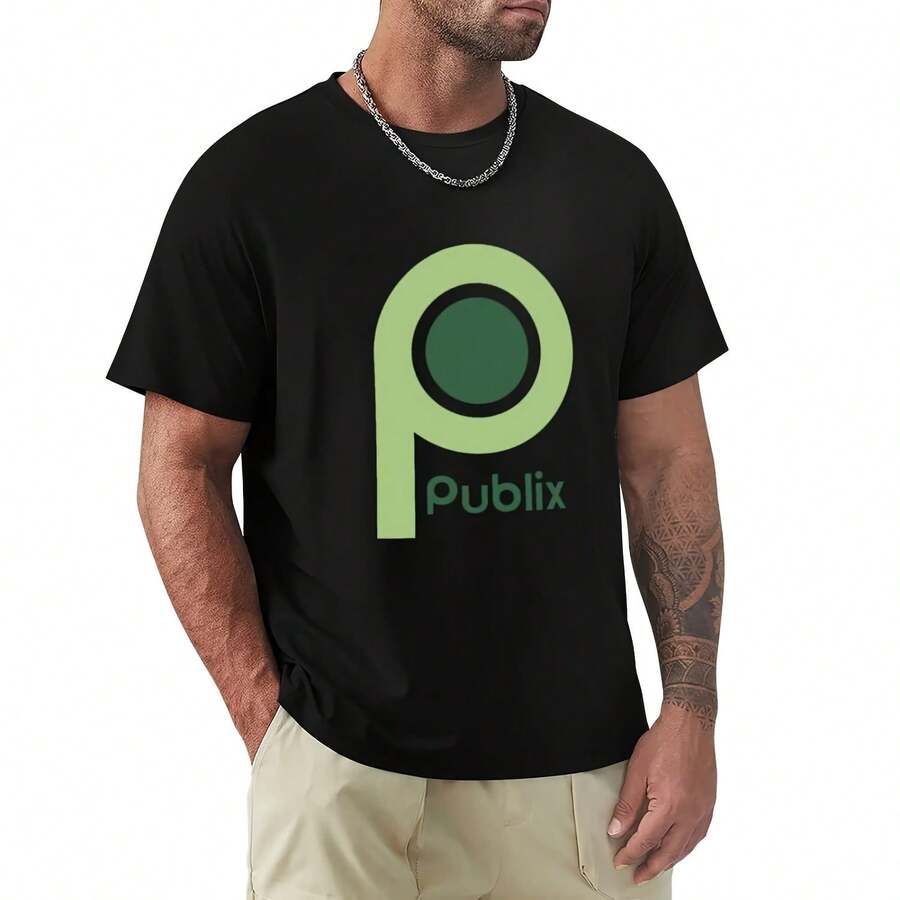 Publix Supermarket Logo T-Shirt Utility Work Short Sleeve Top - 款式 - 查看 1