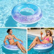 Inflatable Swimming Ring/Float For Kids, Pond/Beach/Pool Party Toys For Girls And Boys, Summer - Multicolor - View 3